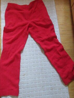 Lafayette 148 New York Red Pants Trousers clinton classic 10